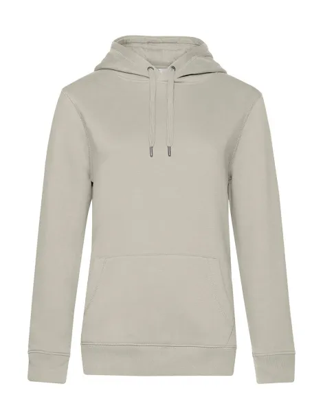  QUEEN ženski hoodie - B&C Grey Fog