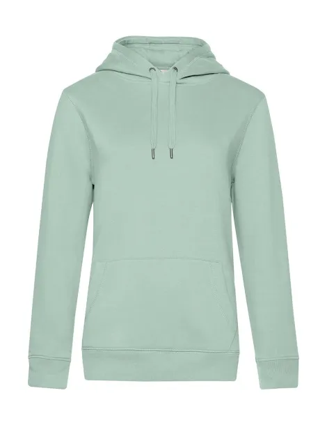  QUEEN ženski hoodie - B&C Aqua Green