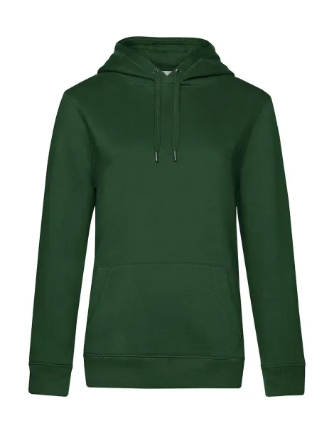  QUEEN ženski hoodie - B&C Bottle Green