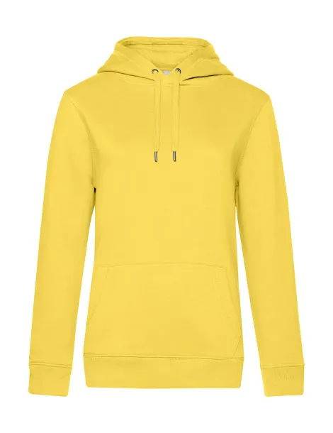  QUEEN ženski hoodie - B&C Yellow Fizz