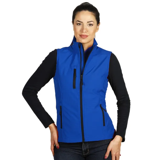 SKIPPER VEST WOMEN Ženski softshell zimski prsluk - EXPLODE Kraljevsko plava