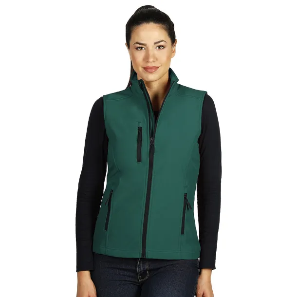 SKIPPER VEST WOMEN Ženski softshell zimski prsluk - EXPLODE Zelena