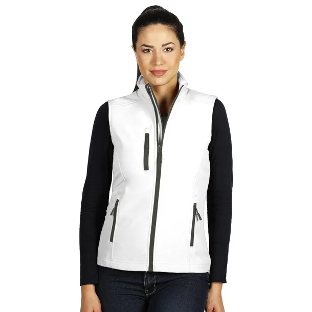 SKIPPER VEST WOMEN Ženski softshell zimski prsluk - EXPLODE Bijela