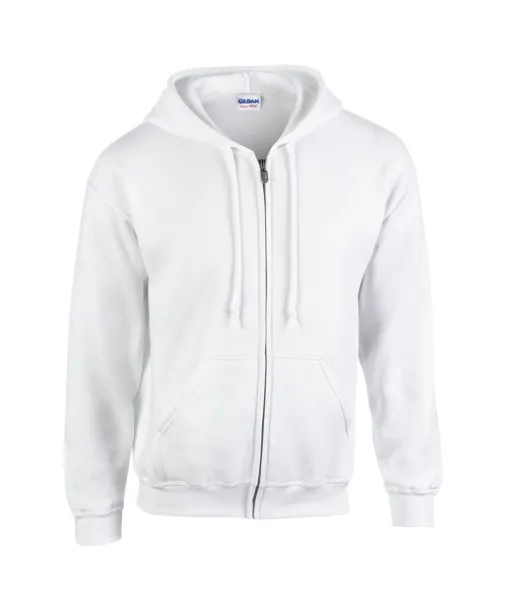 HB Zip Hooded sweatshirt - Gildan White