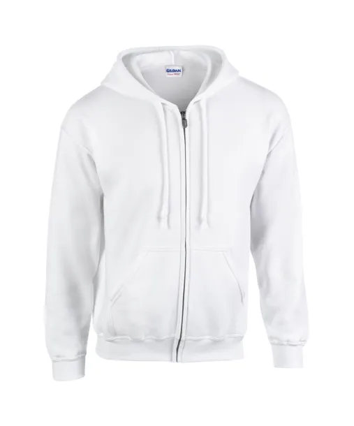 HB Zip Hooded sweatshirt - Gildan White