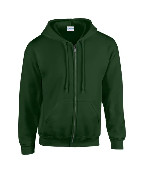 HB Zip Hooded sweatshirt - Gildan Dark green