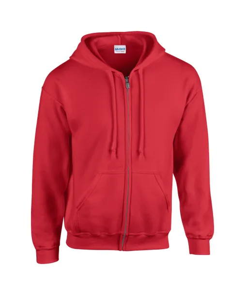 HB Zip Hooded sweatshirt - Gildan Red