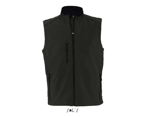  SOL'S RALLYE MEN - SLEEVELESS SOFTSHELL JACKET - SOL'S Black