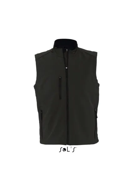  SOL'S RALLYE MEN - SLEEVELESS SOFTSHELL JACKET - SOL'S Black