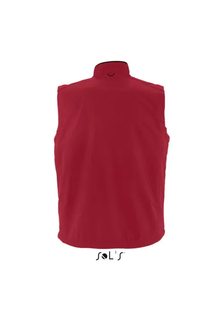  SOL'S RALLYE MEN - SLEEVELESS SOFTSHELL JACKET - SOL'S Pepper Red