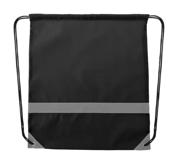 Vidraw reflective drawstring bag Black