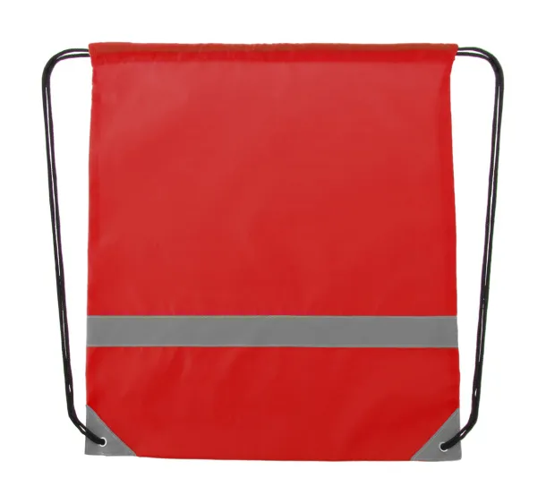 Vidraw reflective drawstring bag Red