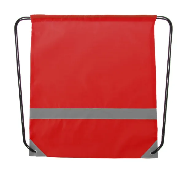 Vidraw reflective drawstring bag Red