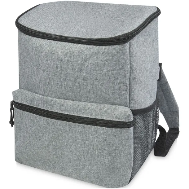 Excursion RPET cooler backpack - Unbranded Heather grey