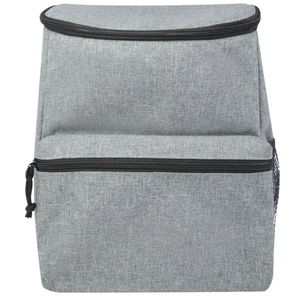 Excursion RPET cooler backpack - Unbranded Heather grey