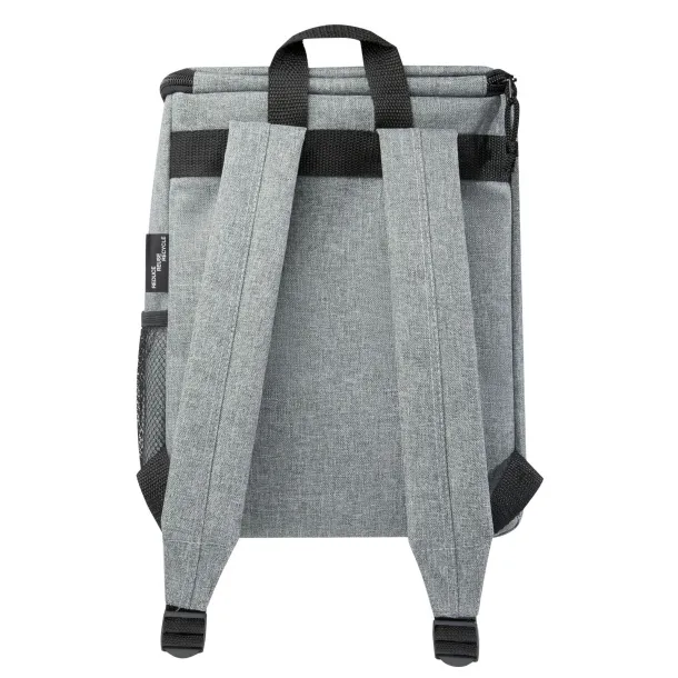 Excursion RPET cooler backpack - Unbranded Heather grey