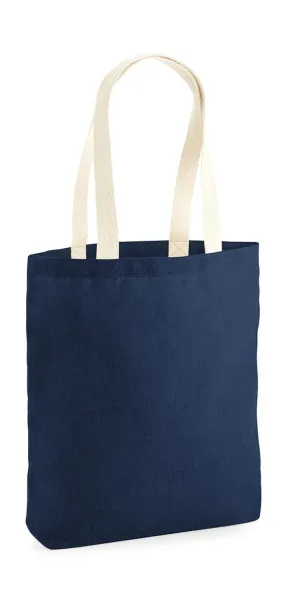  Unlaminated Jute Tote - Westford Mill Navy Prirodna
