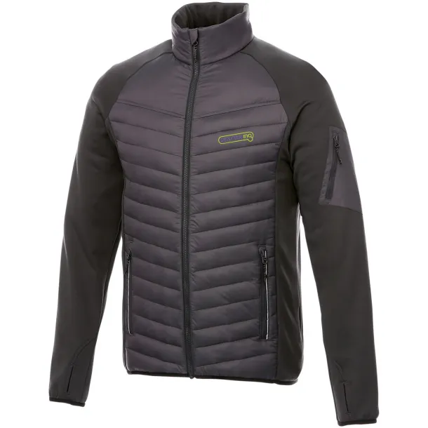 Banff hybrid insulated jacket - Elevate Life Storm grey