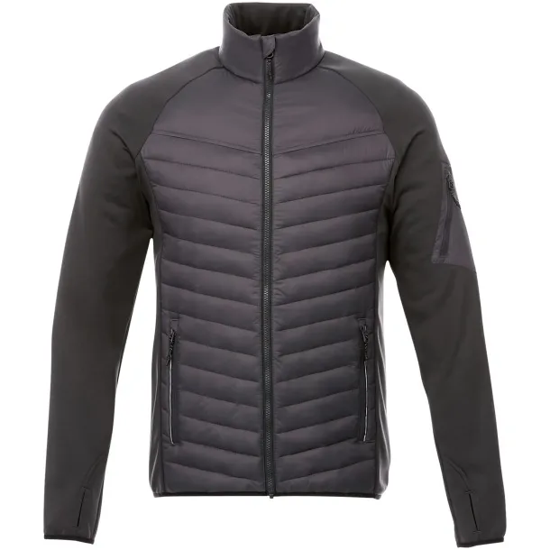 Banff hybrid insulated jacket - Elevate Life Storm grey