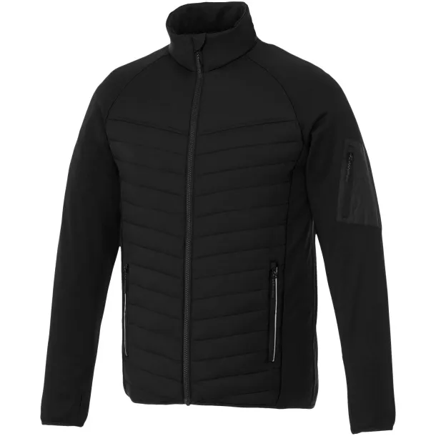 Banff hybrid insulated jacket - Elevate Life Solid black