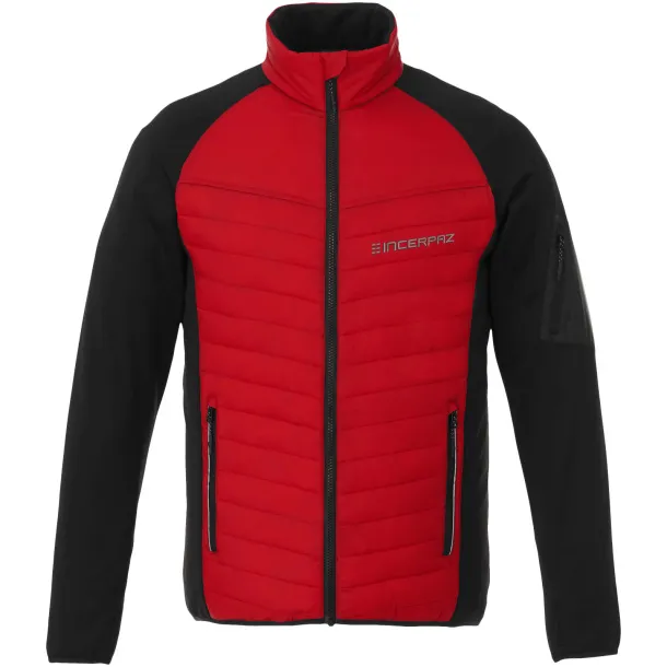 Banff hybrid insulated jacket - Elevate Life Red