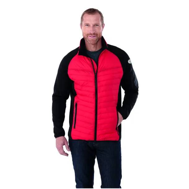 Banff hybrid insulated jacket - Elevate Life Red