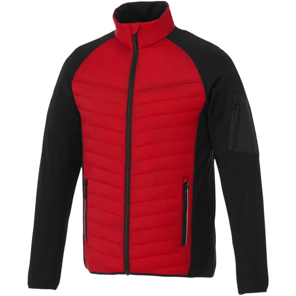 Banff hybrid insulated jacket - Elevate Life Red