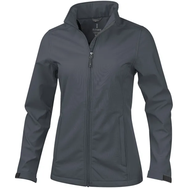 Maxson softshell ladies jacket - Elevate Life Storm grey