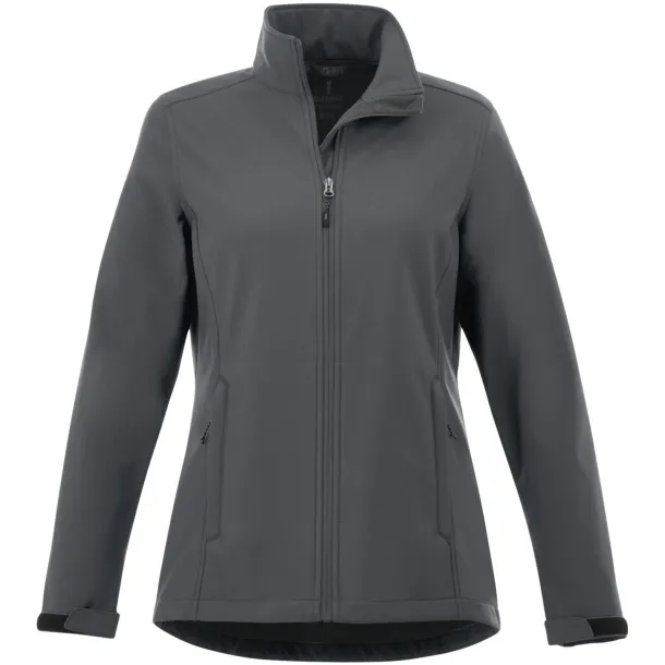 Maxson softshell ladies jacket - Elevate Life Storm grey