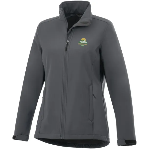 Maxson softshell ladies jacket - Elevate Life Storm grey