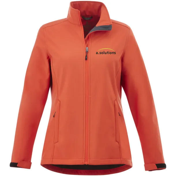 Maxson softshell ladies jacket - Elevate Life Orange