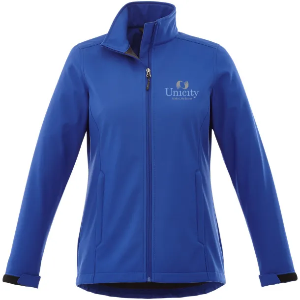 Maxson softshell ladies jacket - Elevate Life Ocean blue