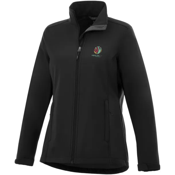 Maxson softshell ladies jacket - Elevate Life Solid black