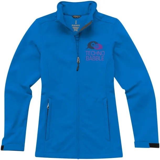 Maxson softshell ladies jacket - Elevate Life Blue