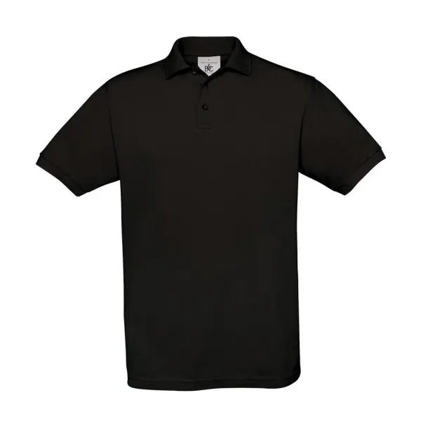  Piqué polo majica, 180 g/m² - B&C Crna
