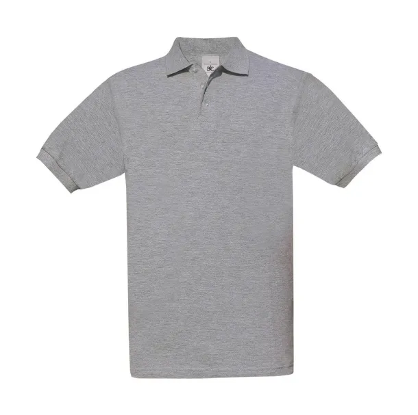  Safran Piqué Polo - B&C Heather Grey