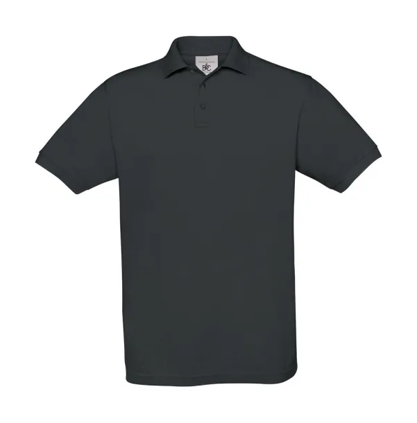  Piqué polo majica, 180 g/m² - B&C Tamno siva