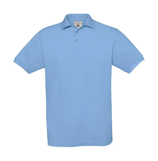  Safran Piqué Polo - B&C Sky blue