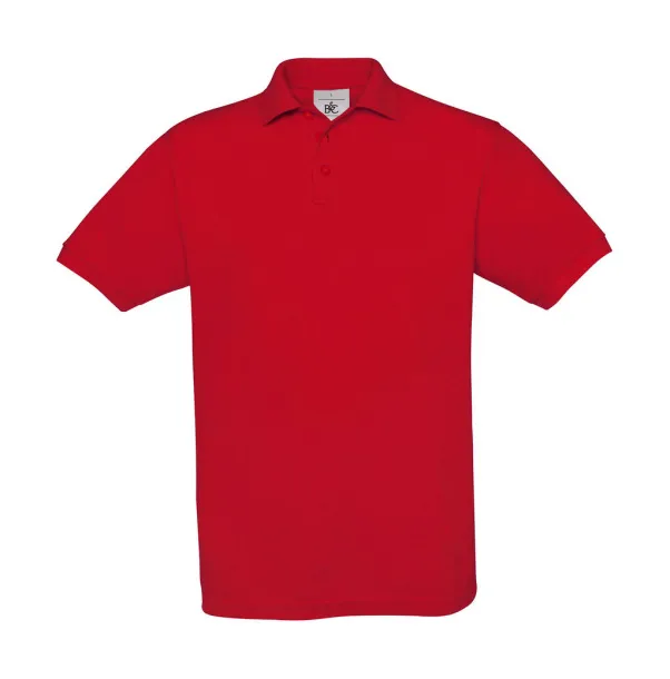  Piqué polo majica, 180 g/m² - B&C Crvena