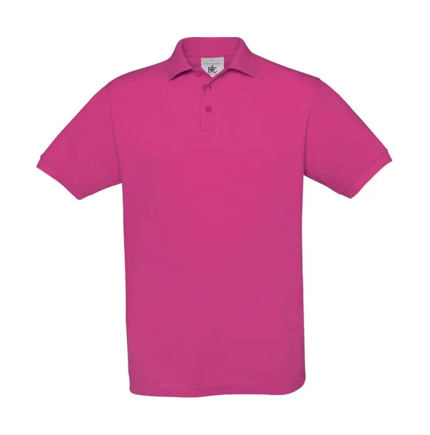  Safran Piqué Polo - B&C Fuchsia