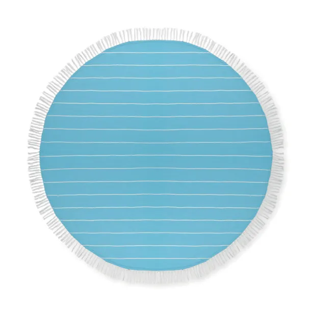 ROUND MALIBU Cotton Hammam Towel Turquoise