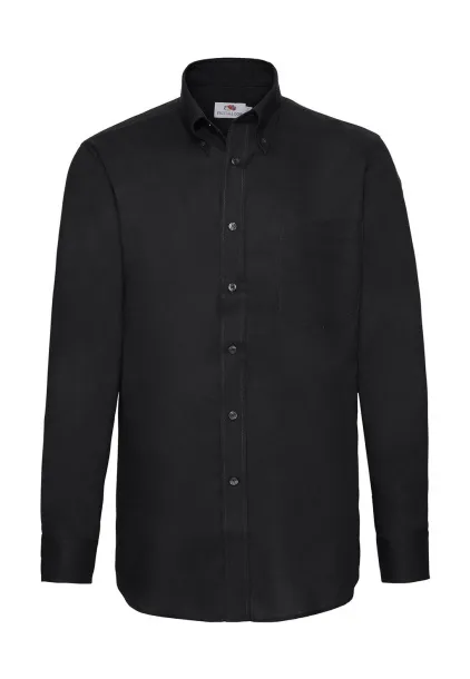  Oxford Shirt LS - Fruit of the Loom Black