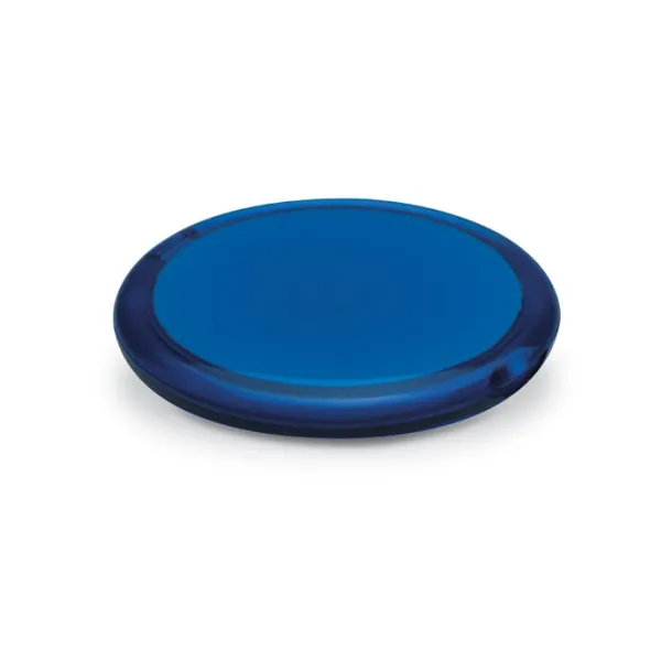 RADIANCE Rounded double compact mirror transparent blue