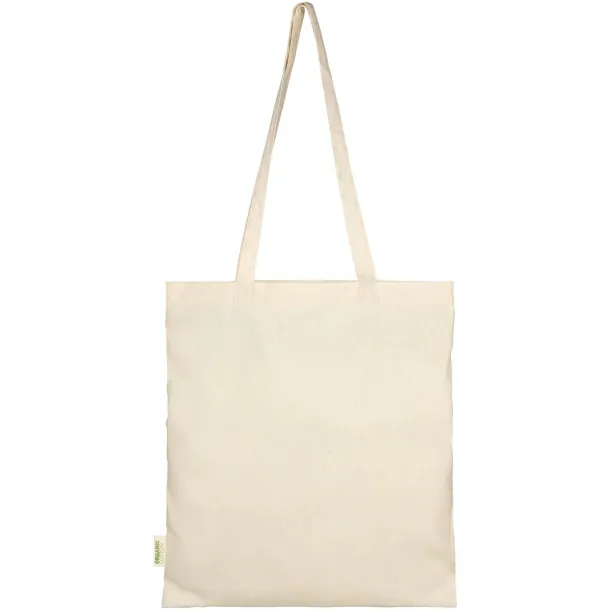 Orissa 100 g/m² GOTS organic cotton tote bag Natural