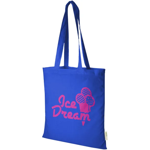 Orissa 100 g/m² GOTS organic cotton tote bag Royal blue