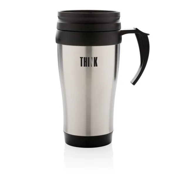  šalica od nehrđajućeg čelika, 350 ml - XD Collection Srebrna 