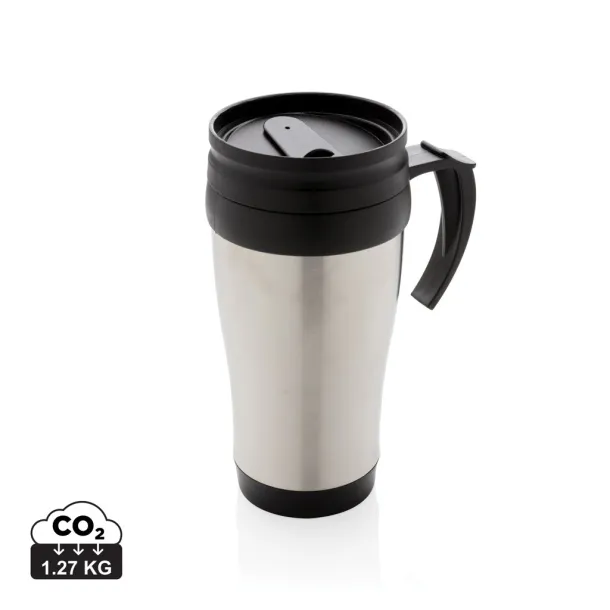  šalica od nehrđajućeg čelika, 350 ml - XD Collection Srebrna 