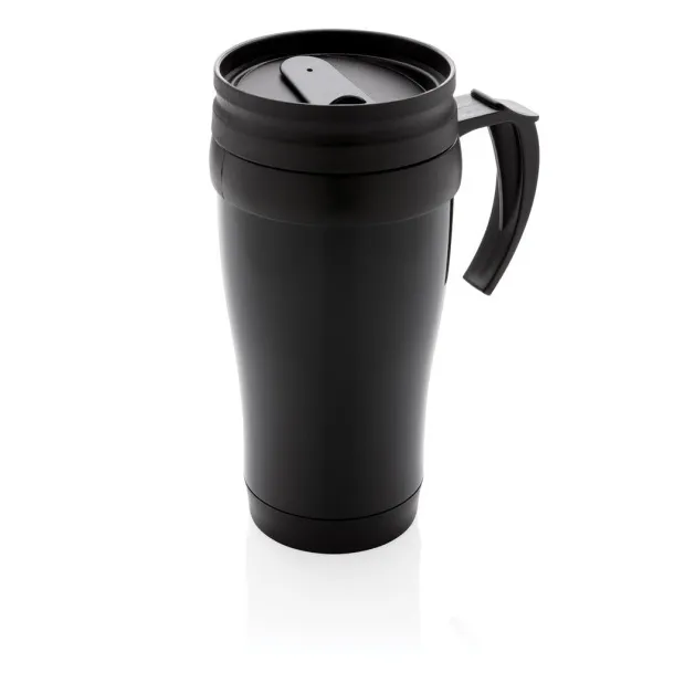  šalica od nehrđajućeg čelika, 350 ml - XD Collection Crna