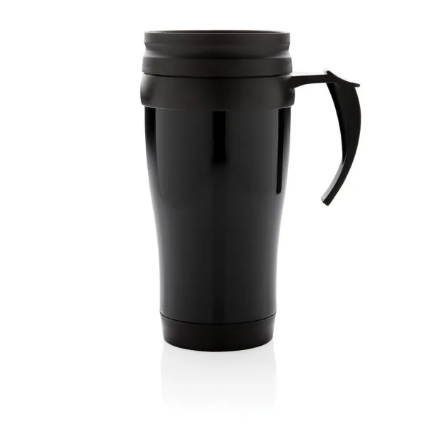  šalica od nehrđajućeg čelika, 350 ml - XD Collection Crna