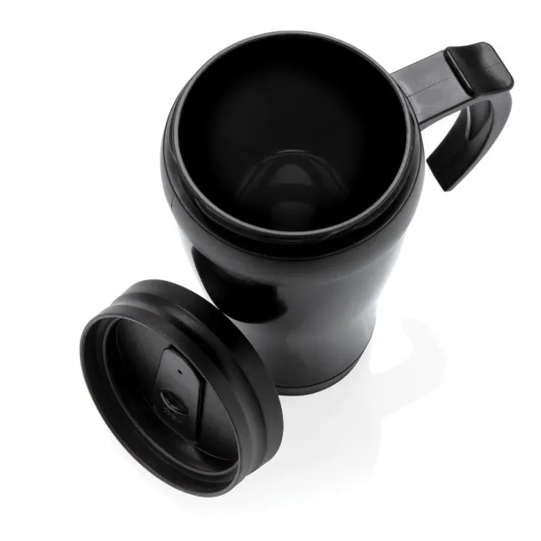  šalica od nehrđajućeg čelika, 350 ml - XD Collection Crna